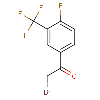 537050-14-9 4-FLUORO-3-(TRIFLUOROMETHYL)PHENACYL BROMID chemical structure