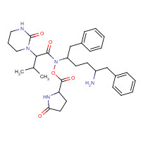 192726-06-0 N-(4-Amino-1-benzyl-3-hydroxy-5-phenyl-pentyl)-3-methyl-2-(2-oxo-tetrahydro-pyrimidin-1-yl)-butyramide 5-oxopyrrolidine-2-carboxylic acid chemical structure