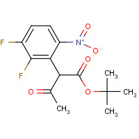 1022112-25-9 tert-butyl 2-(2,3-difluoro-6-nitrophenyl)-3-oxobutanoate chemical structure