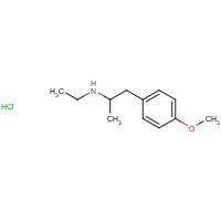 93963-24-7 N-ethyl-p-methoxy-alpha-methylphenethylamine hydrochloride chemical structure
