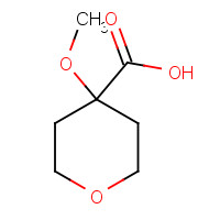 1010836-49-3 4-methoxy-tetrahydro-2H-pyran-4-carboxylic acid chemical structure