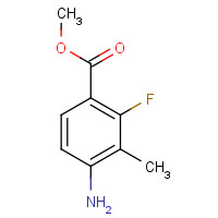 1206680-26-3 methyl 4-amino-2-fluoro-3-methylbenzoate chemical structure