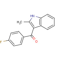 26206-00-8 (4-FLUORO-PHENYL)-(2-METHYL-1H-INDOL-3-YL)-METHANONE chemical structure