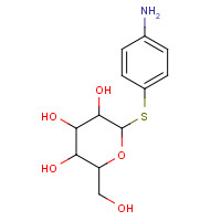 58737-22-7 P-AMINOPHENYL-1-THIO-BETA-D-GLUCOPYRANOS IDE chemical structure
