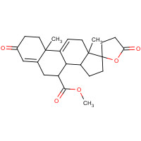 95716-70-4 (7a,17a)-17-Hydroxy-3-oxo-pregna-4,9(11)-diene-7,21-dicarboxylicacid g-lactone methyl ester chemical structure
