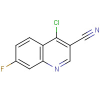 622369-70-4 4-CHLORO-7-FLUORO-QUINOLINE-3-CARBONITRILE chemical structure
