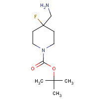 620611-27-0 4-Aminomethyl-4-fluoro-piperidine-1-carboxylic acid tert-butyl ester chemical structure