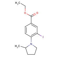 1131614-82-8 ethyl 3-iodo-4-(2-methylpyrrolidin-1-yl)benzoate chemical structure