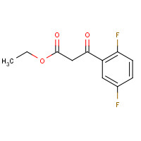 887267-53-0 ETHYL 2,5-DIFLUOROBENZOYLACETATE chemical structure