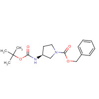 122536-74-7 (S)-1-N-CBZ-3-N-BOC-AMINO PYRROLIDINE chemical structure