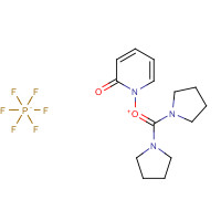 177966-55-1 N,N,N',N'-BIS(TETRAMETHYLENE)-O-(1,2-DIHYDRO-2-OXO-1-PYRIDYL)URONIUM HEXAFLUOROPHOSPHATE chemical structure