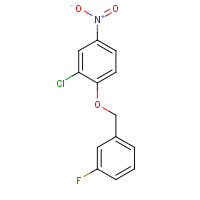443882-99-3 3-Chloro-4-(3-fluorobenzyloxy)nitrobenzene chemical structure