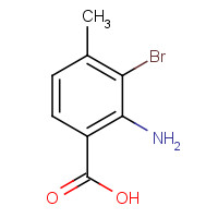 320740-35-0 2-amino-3-bromo-4-methylbenzoic acid chemical structure