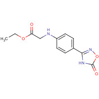 872728-83-1 ethyl 2-(4-(5-oxo-4,5-dihydro-1,2,4-oxadiazol-3-yl)phenylamino)acetate chemical structure