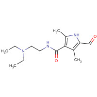 356068-86-5 N-(2-(Diethylamino)ethyl)-5-formyl-2,4-dimethyl-1H-pyrrole-3-carboxamide chemical structure