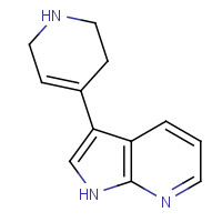 281658-42-2 1H-Pyrrolo[2,3-b]pyridine,3-(1,2,3,6-tetrahydro-4-pyridinyl)- chemical structure