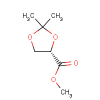60456-21-5 ALPHA,BETA-ISOPROPYLIDENE-L-GLYCERIC ACID METHYL ESTER chemical structure