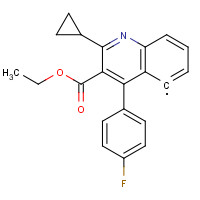 148516-11-4 Ethyl 2-cyclopropyl-4-(4-fluorophenyl)-quinolyl-3-carboxylate chemical structure