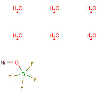 15684-36-3 NICKEL TETRAFLUOROBORATE HEXAHYDRATE chemical structure
