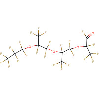 27639-98-1 PERFLUORO-2,5,8-TRIMETHYL-3,6,9-TRIOXADODECANOYL FLUORIDE chemical structure
