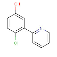 1150618-08-8 4-chloro-3-(pyridin-2-yl)phenol chemical structure