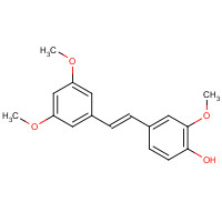 108957-72-8 4-[(E)-2-(3,5-dimethoxyphenyl)ethenyl]-2-methoxy-phenol chemical structure