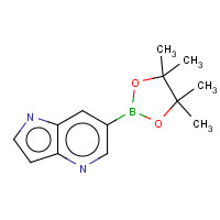 1045855-91-1 1H-PYRROLO[3,2-B]PYRIDINE-6-BORONIC ACID PINACOL ESTER chemical structure