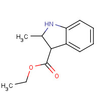 53855-47-3 ETHYL 2-METHYL-2,3-DIHYDRO-INDOLE-3-CARBOXYLATE chemical structure