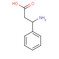 3646-50-2 DL-3-AMINO-3-PHENYLPROPIONIC ACID chemical structure