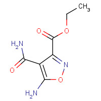 19950-15-3 ethyl 5-amino-4-carbamoylisoxazole-3-carboxylate chemical structure