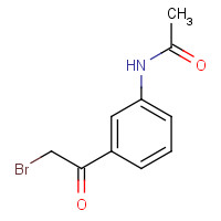30095-56-8 3'-Acetamido-2-bromoacetophenone chemical structure