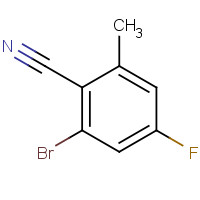 916792-09-1 2-BROMO-4-FLUORO-6-METHYLBENZONITRILE chemical structure