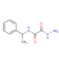 6152-25-6 2-hydrazinyl-2-oxo-N-(1-phenylethyl)acetamide chemical structure