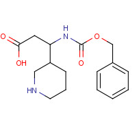 372144-12-2 3-N-CBZ-AMINO-3-PIPERIDINE-PROPIONIC ACID chemical structure