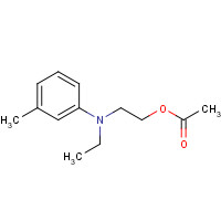 28462-19-3 2-[Ethyl(3-methylphenyl)amino]ethyl acetate chemical structure