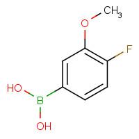 854778-31-7 4-FLUORO-3-METHOXYPHENYLBORONIC ACID chemical structure