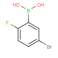 112204-57-6 5-BROMO-2-FLUOROBENZENEBORONIC ACID 98 chemical structure