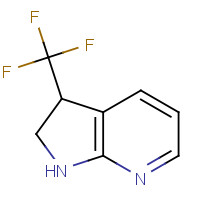 1150618-34-0 3-(trifluoromethyl)-2,3-dihydro-1H-pyrrolo[2,3-b]pyridine chemical structure