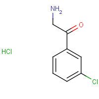 51084-83-4 2-AMINO-1-(3-CHLORO-PHENYL)-ETHANONE HYDROCHLORIDE chemical structure