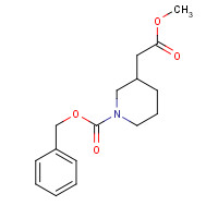 86827-08-9 METHYL N-CBZ-3-PIPERIDINEACETATE chemical structure