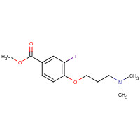 1131614-90-8 methyl 4-(3-(dimethylamino)propoxy)-3-iodobenzoate chemical structure