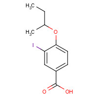 1131614-17-9 4-sec-butoxy-3-iodobenzoic acid chemical structure
