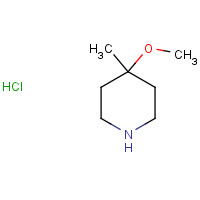 3970-73-8 4-methoxy-4-methylpiperidine hydrochloride chemical structure
