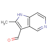 933743-51-2 2-methyl-1H-pyrrolo[3,2-c]pyridine-3-carbaldehyde chemical structure