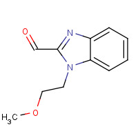 118468-99-8 1-(2-methoxyethyl)-1H-benzo[d]imidazole-2-carbaldehyde chemical structure