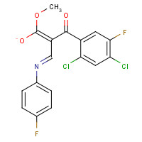 176637-98-2 2-(2,4-Dichloro-5-fluorobenzoyl)-3-(4'-fluoro-phenylamino)-acrylic methylester chemical structure