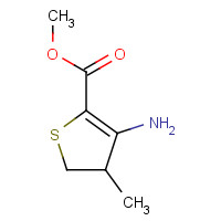 125089-02-3 4-METHYL-3-AMINO-2-(METHOXYCARBONYL)-4,5-DIHYDROTHIOPHENE chemical structure