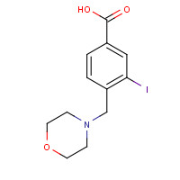 1131614-72-6 3-iodo-4-(morpholinomethyl)benzoic acid chemical structure