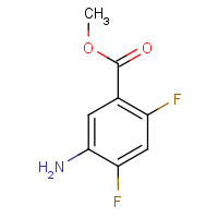 125568-73-2 Methyl 5-amino-2,4-difluorobenzoate chemical structure