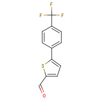343604-31-9 5-[4-(Trifluoromethyl)phenyl]thiophene-2-carboxaldehyde chemical structure